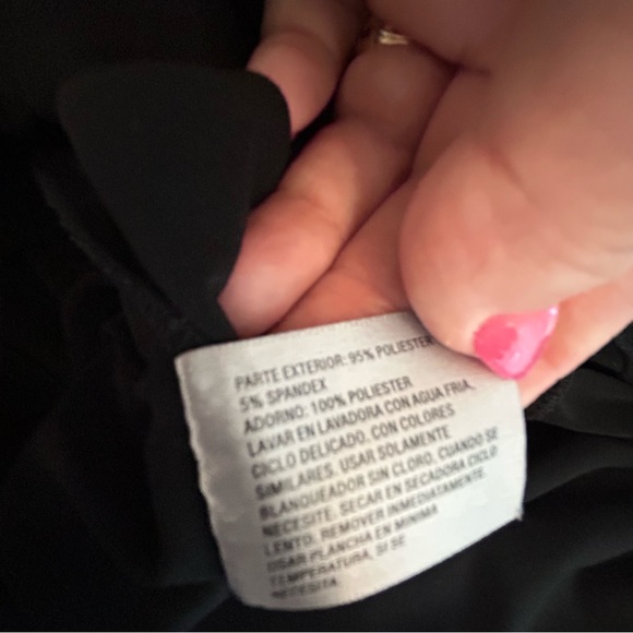 Worthington black sleeveless dress tie belt Size M - Picture 7 of 8